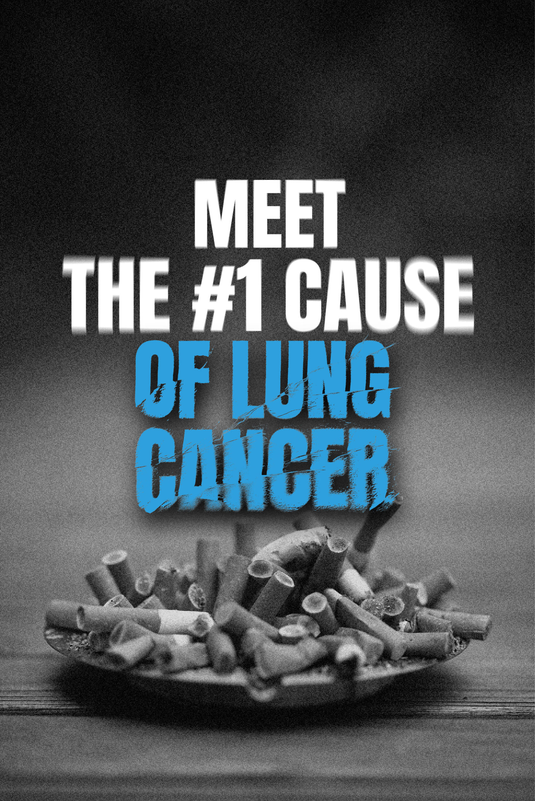 Over 80% of lung cancer deaths are caused by smoking.